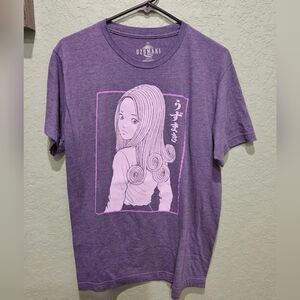Uzumaki Purple Junji Ito Hot Topic  Shirt Size Medium